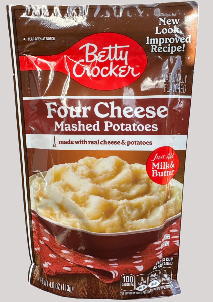 Betty Crocker Mashed Potatoes - Four Cheese